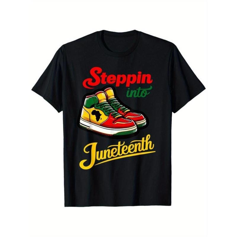 Juneteenth Celebration Cotton T-Shirts for Men Gunpla brand Women
