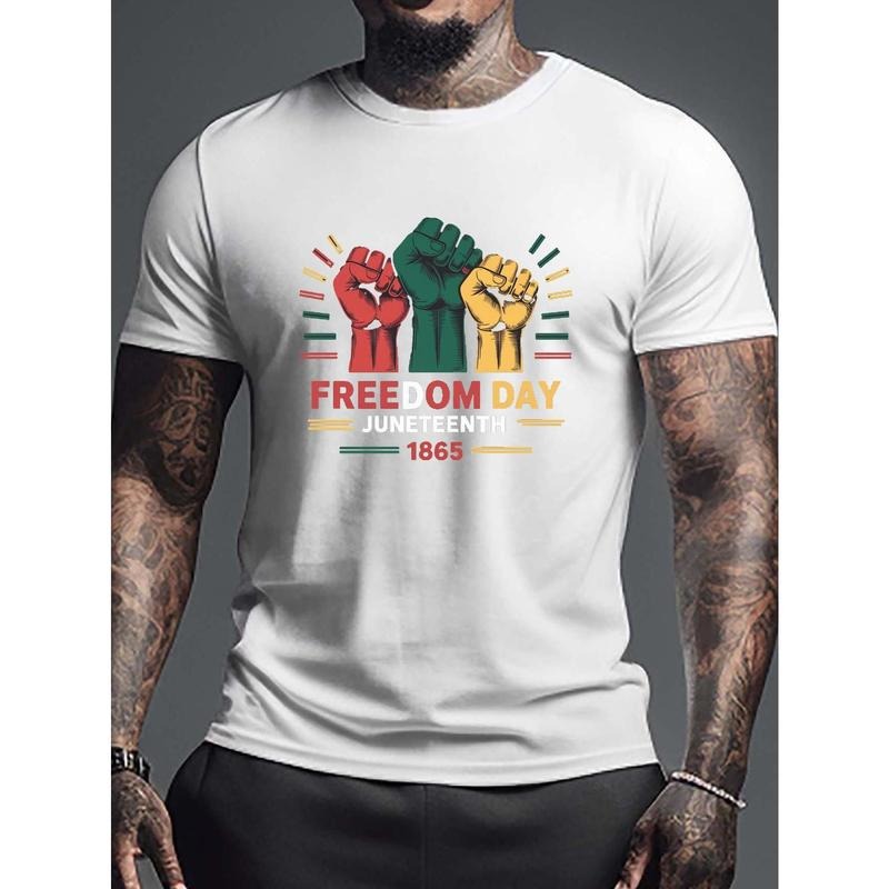 Juneteenth Celebration Plus Size Men'WB shield T-Shirt