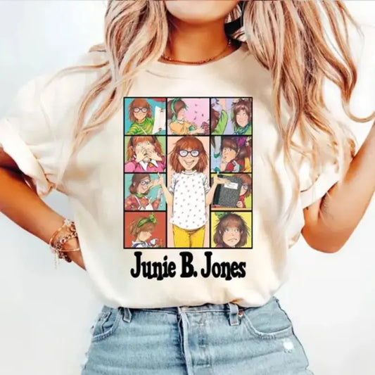 Junie B Teacher Shirt, Gift For Teacher, Kindergarten Teacher Shirt, First Grade Teacher Shirt, Children's Character Affirmations Shirt