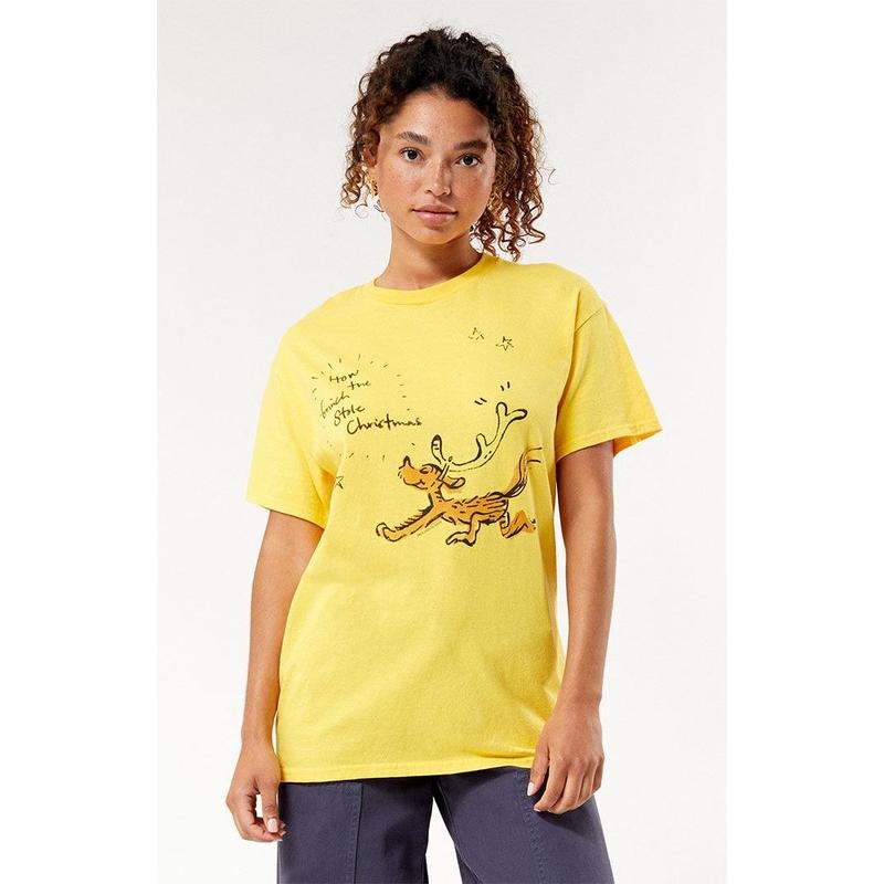 Junk Food Women's Grinch Dog Boy T-Shirt Hoodie, Sweatshirt | DripVista.com