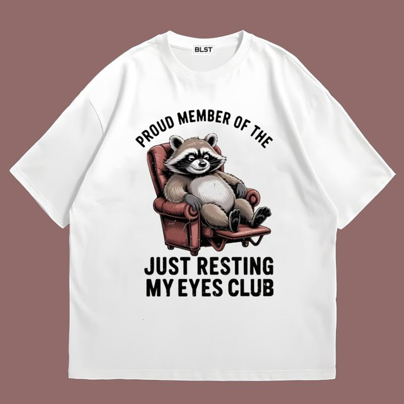 Just Resting My Eyes T-Shirt Gift For Football Fan Comfortable Fit for All-Day Wear Hoodie, Sweatshirt | DripVista.com
