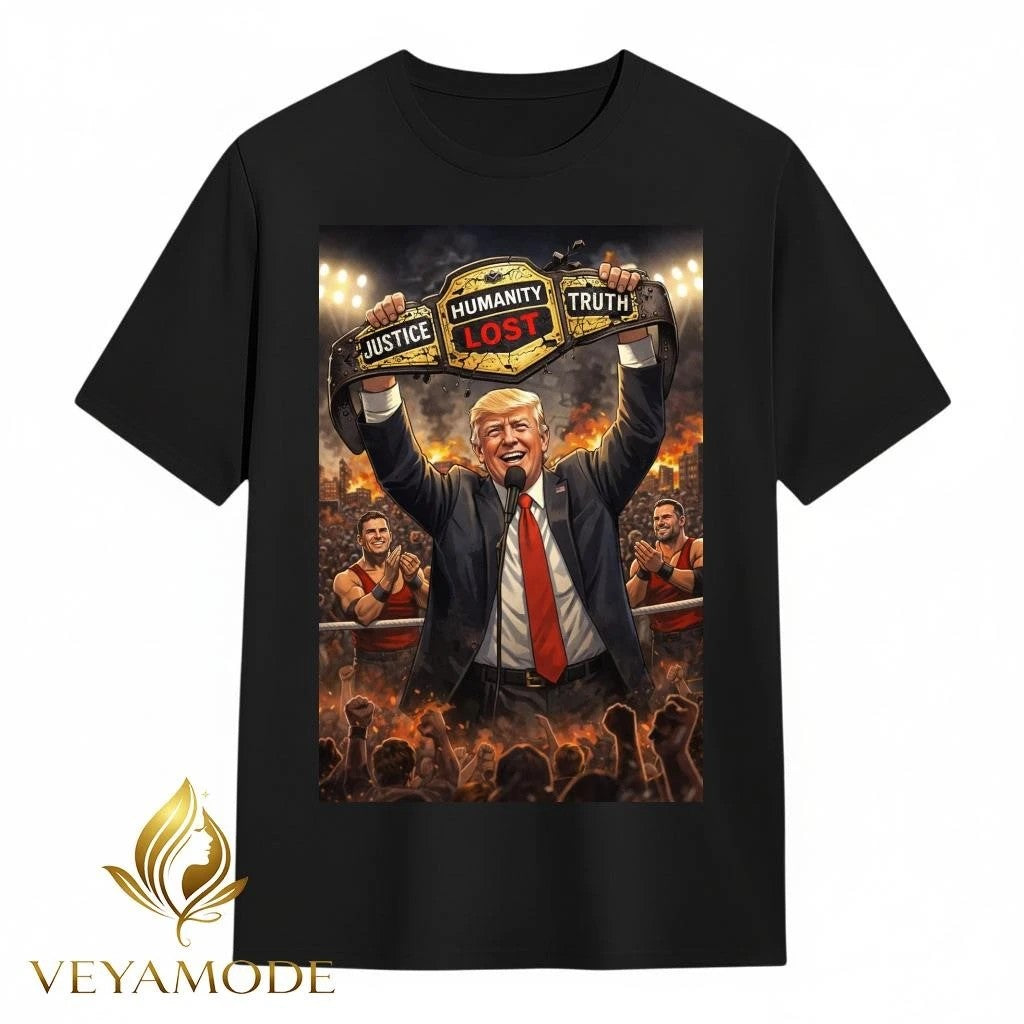 Justice Humanity Lost Truth Trump tee