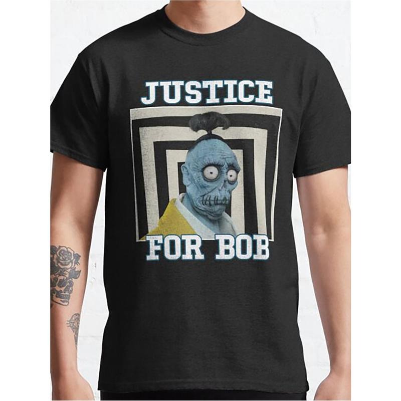 Justice for Bob- Beetlejuice Movie so Unisex Funny Cotton Christmas Gift T-shirt  made in usa