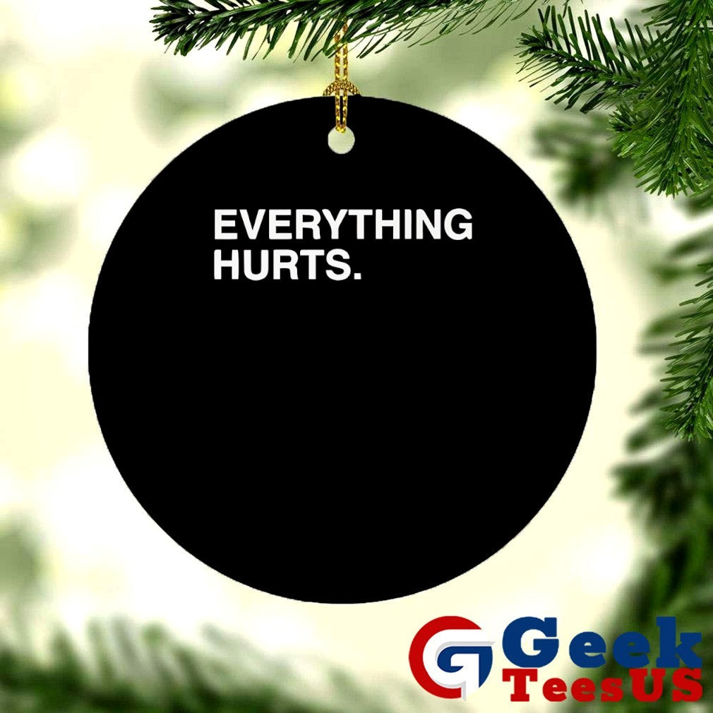 Justin Turner Everything Hurts shirt