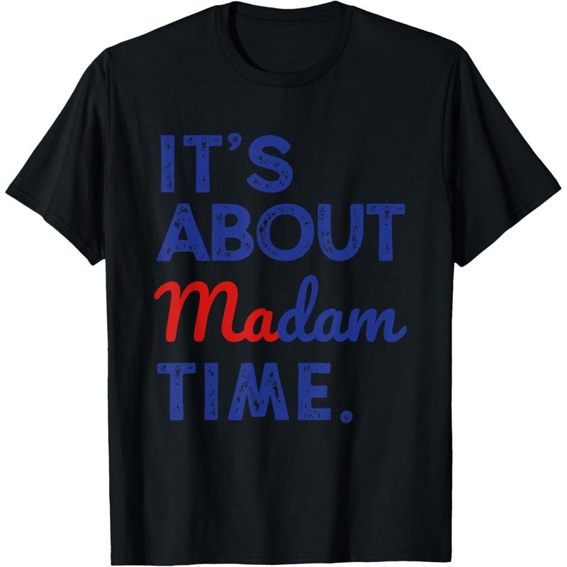 Kamala Harris 2024 It's About Madam Time President Election T-Shirt made in usa Hoodie, Sweatshirt | DripVista.com