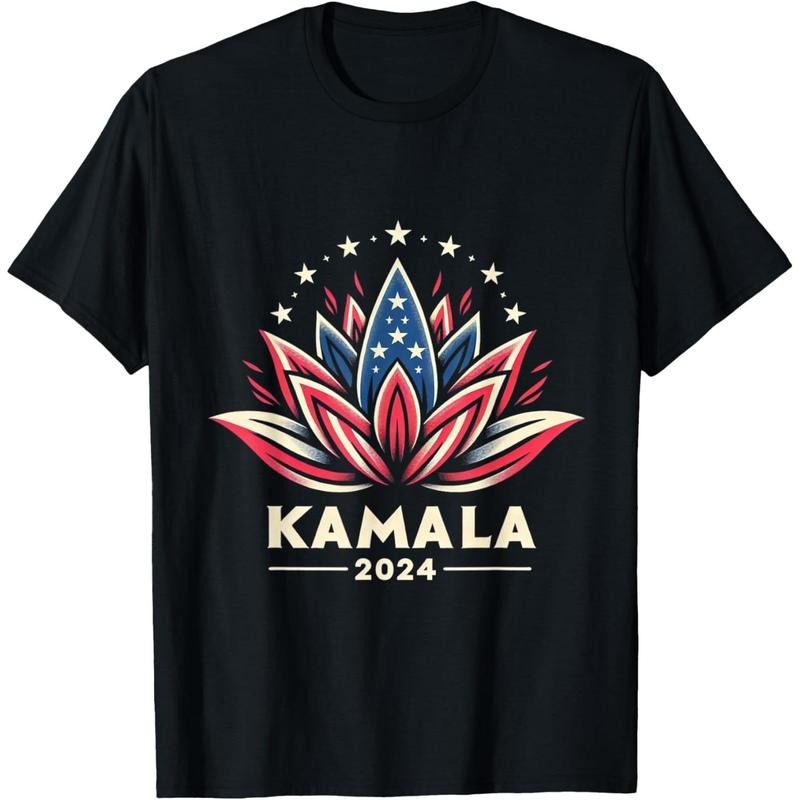 Kamala Harris 2024 Presidential Campaign American Lotus T-Shirt made in usa Hoodie, Sweatshirt | DripVista.com