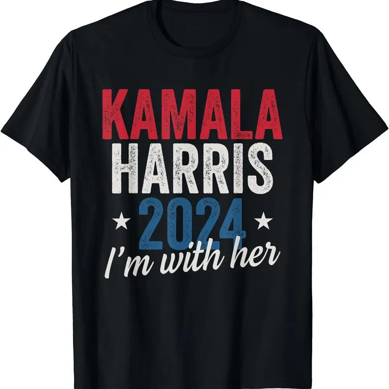 Kamala Harris 2024 Support I'm with her Kamala Harris 2024 T-Shirt Hoodie, Sweatshirt | DripVista.com