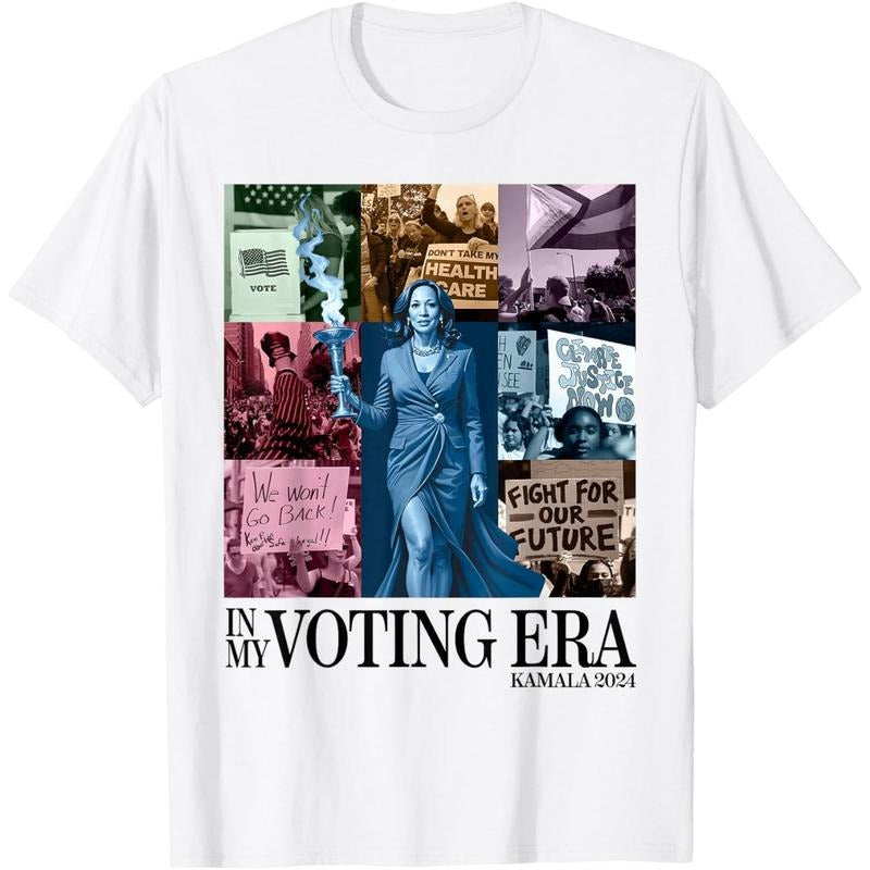 Kamala Harris 2024 Tour In My Voting Era Madam President T-Shirt made in usa Hoodie, Sweatshirt | DripVista.com