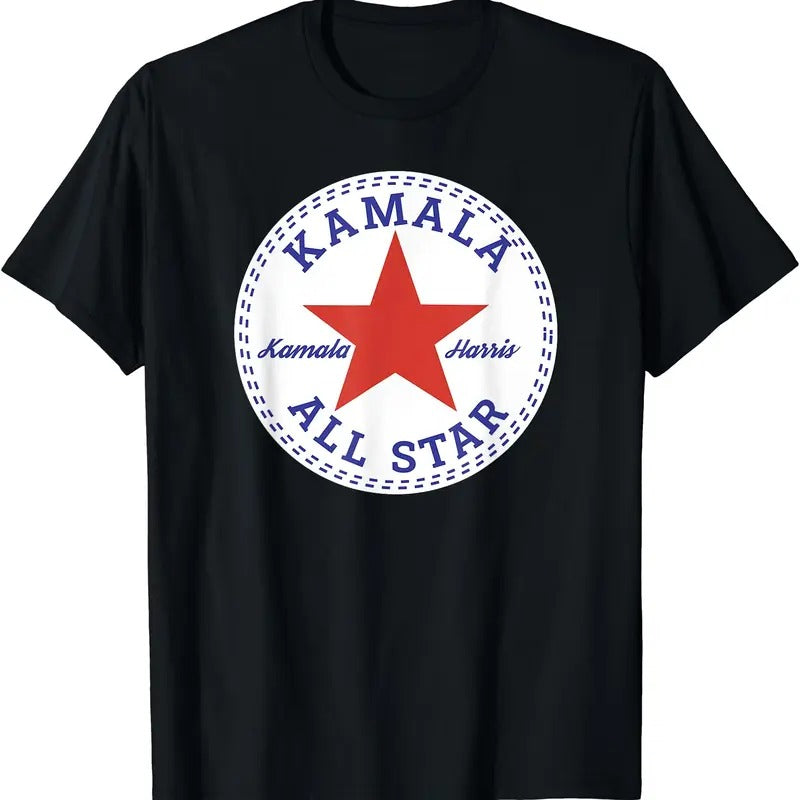 Kamala Harris All Star Logo T-Shirt Hoodie, Sweatshirt | DripVista.com