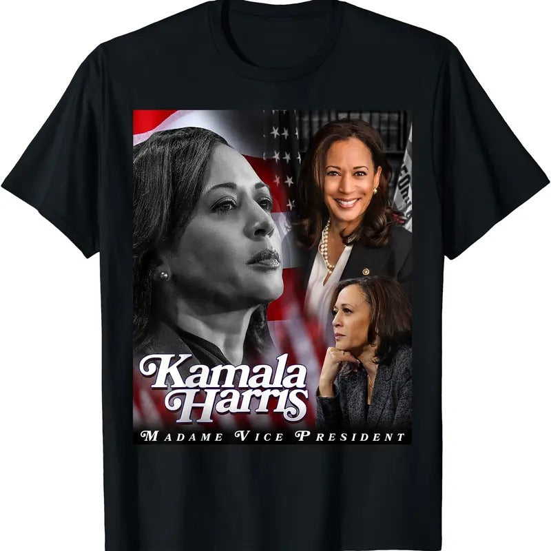 Kamala Harris Madame Vice President T-Shirt Hoodie, Sweatshirt | DripVista.com