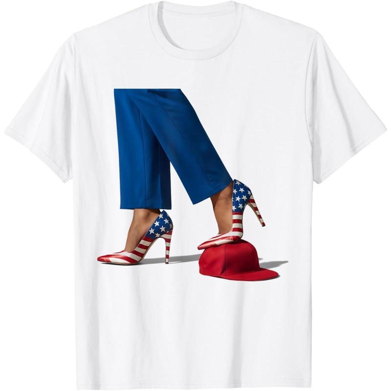 Kamala Harris With High Heels Stepping Pocket monsters Red Hat T-Shirt style 02 Hoodie, Sweatshirt | DripVista.com