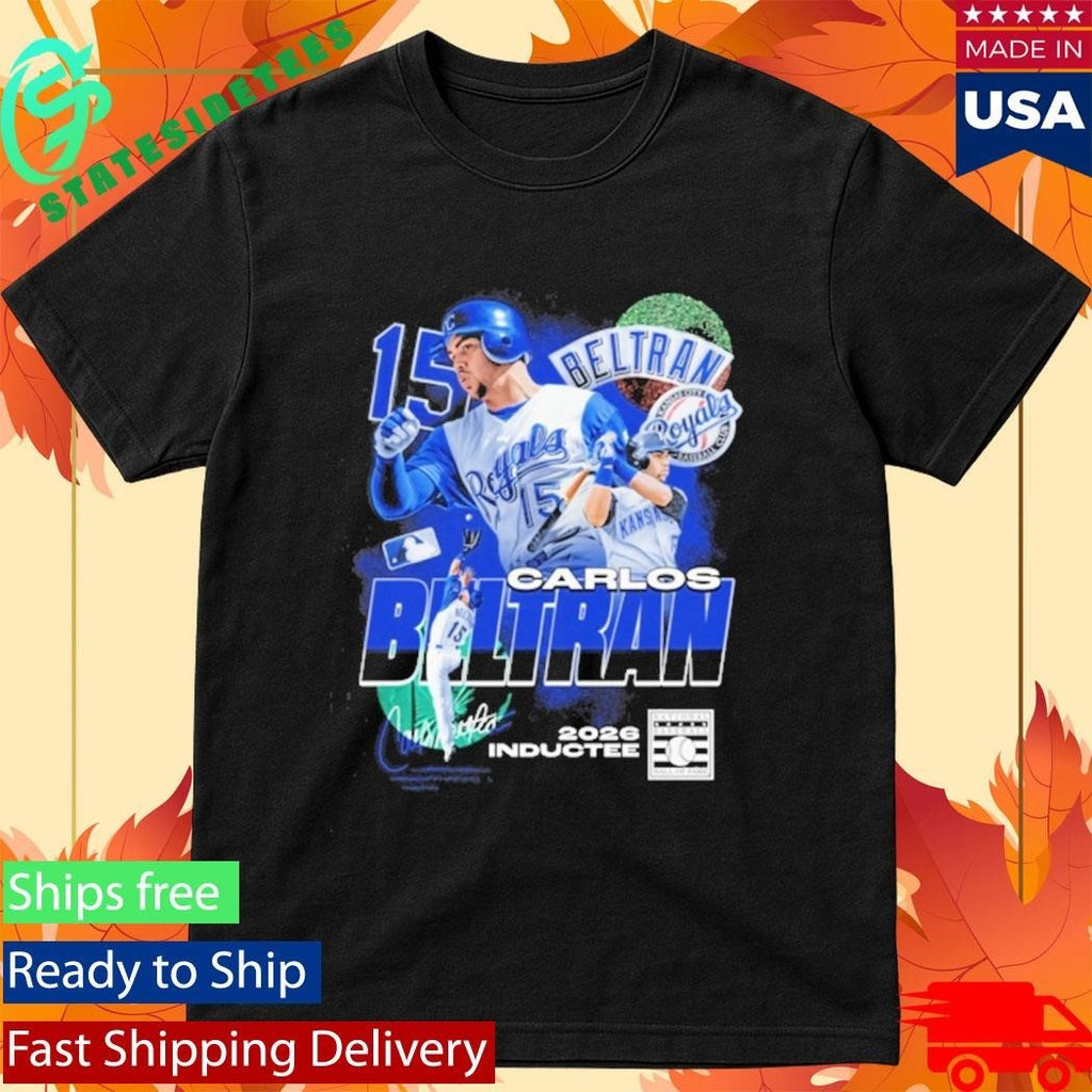 Kansas City Royals Carlos Beltran 2026 Hall Of Fame Shirt