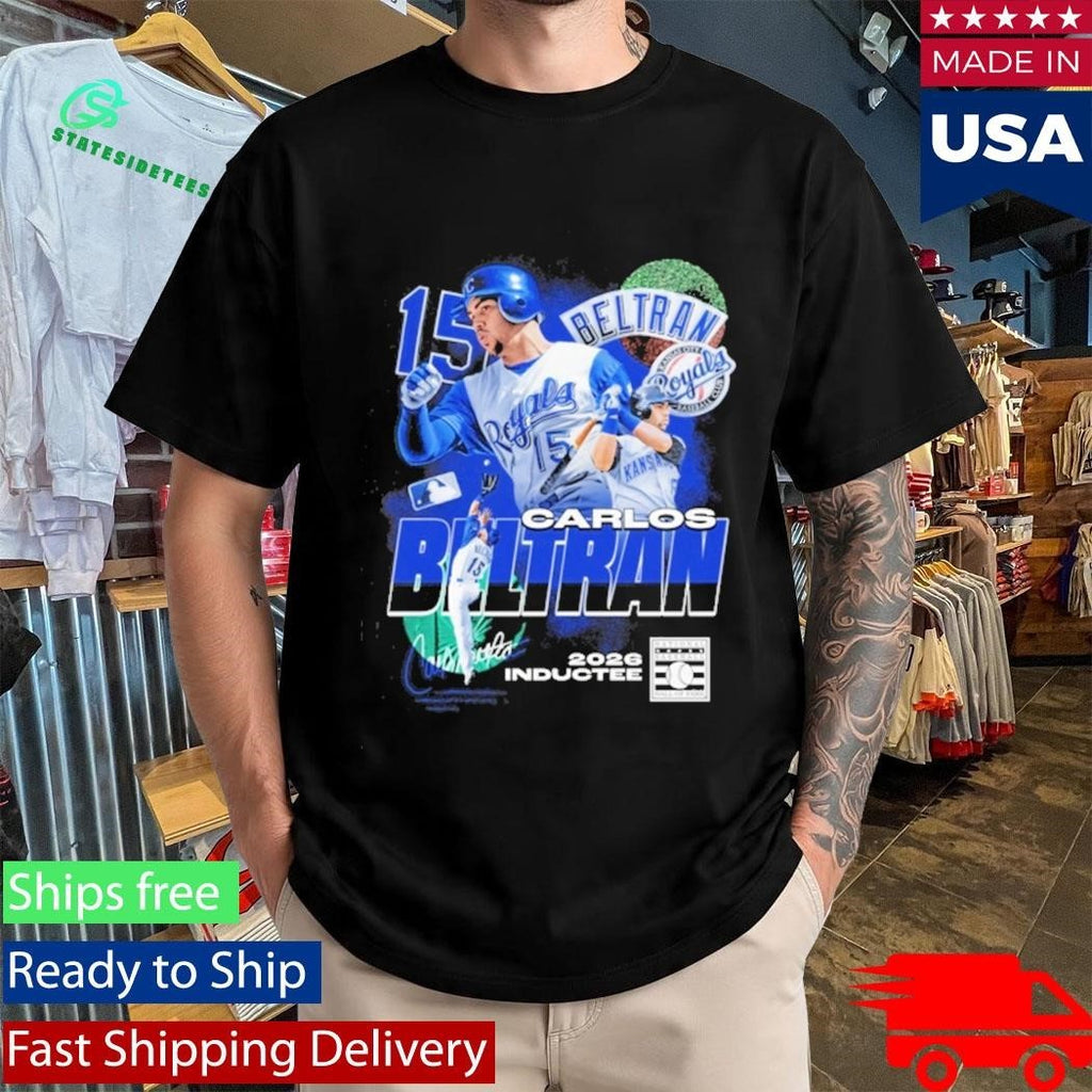 Kansas City Royals Carlos Beltran 2026 Hall Of Fame Shirt