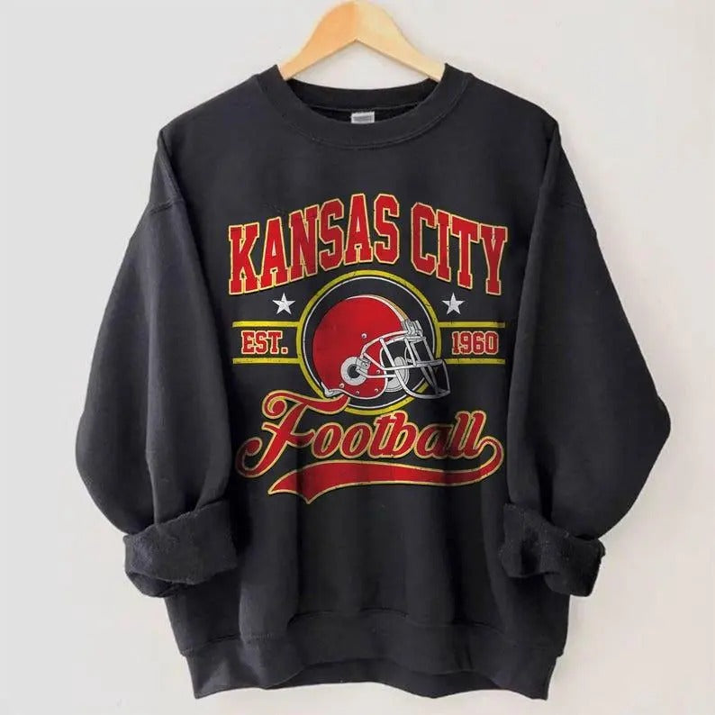 Kansas City Spiky hair fighters Sweatshirt, Game Day Shirt, Kansas City Fan, Kansas City Sweatshirt, Spiky hair fighters...
