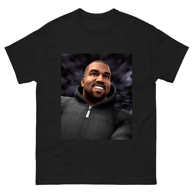 Kanye x F0rtnite Tee A Unique Gift for Gamers and Fans Hoodie, Sweatshirt | DripVista.com