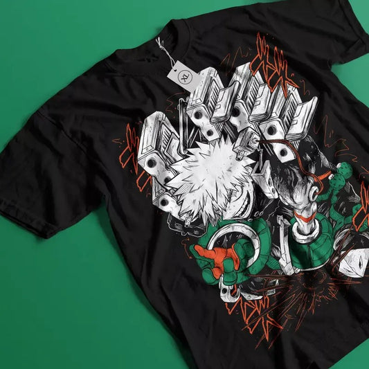 Katsuki Bakugo T-Shirt Manga My Hero Academia Anime Gift Tshirt Tee All Sizestyle{n002}2