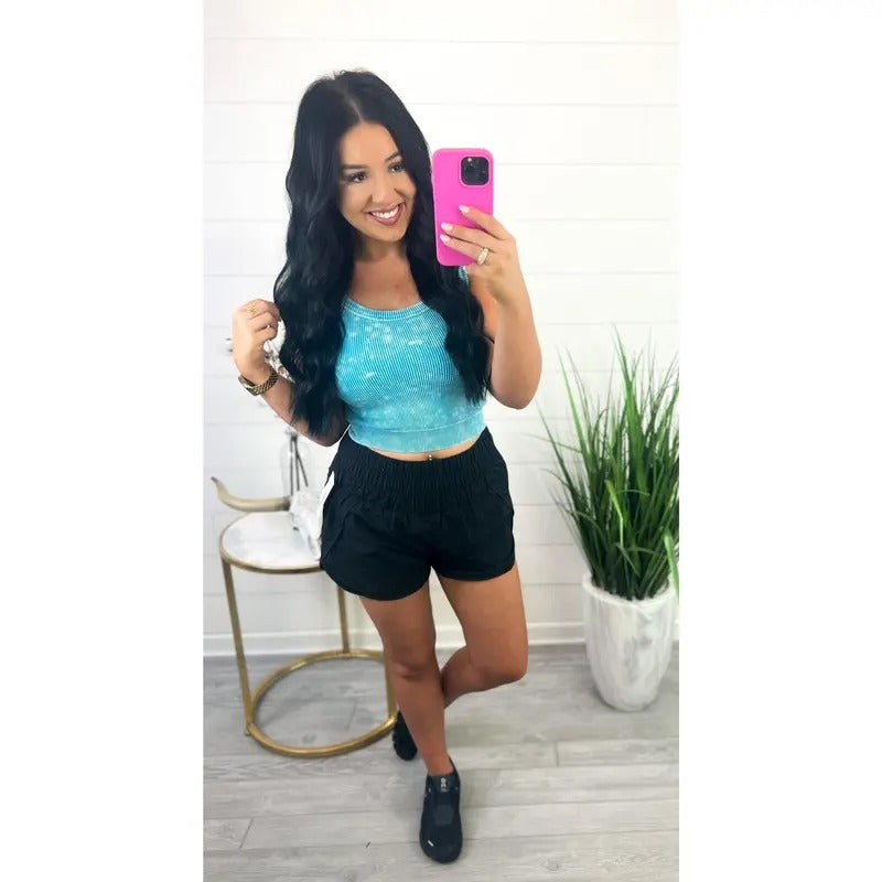 Kaylie Ribbed Crop Tank Top T-Shirts, Hoodie, Sweatshirt | DripVista.com