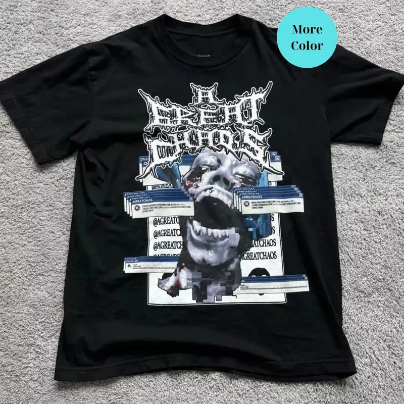 Ken Carson A Great Chaos Offical Tour Merch 2024, Trendy sweatshirt, Cotton unisex T-shirt, Hoodie | DripVista.com