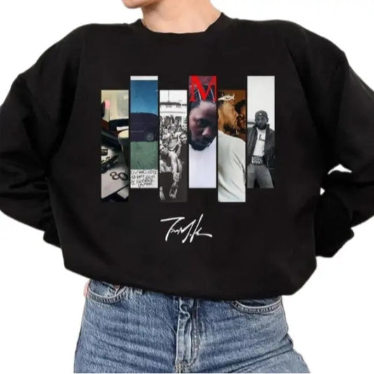 Kendrick Lamar Full Album Sweatshirt, New Album Tee, Vintage Music Rap Trendy Sweatshirt