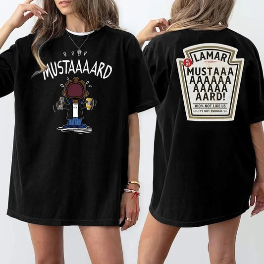 Kendrlck Lamar Mustard T-Shirt, GNX KDot Shirts, TV Off, Trending Shirt 25, Gift For Women-Men, Shirt Mustaaaa