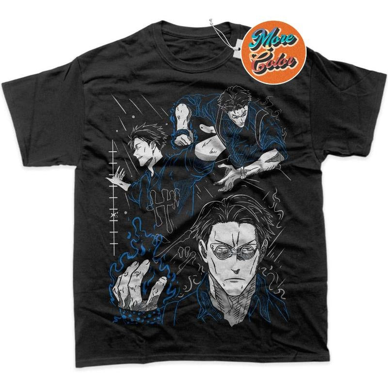 Kento Nanami Shirt, Jujutsu Kaisen Anime Shirts, Cotton Unisex T-shirt, Crew Neck, Size S- 3XL, Menswear Top, Womenswear Top Underwear Streetwear
