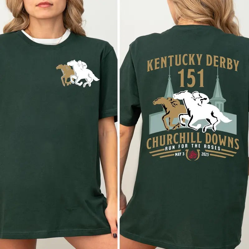 Kentucky Derby Race 2025 Shirt Horse Racing Lover Shirt Kentucky Derby Party Shirt Kentucky Race Weekend T-shirt Kentucky Race Women Tee  T-shirt, sweater and Hoodie