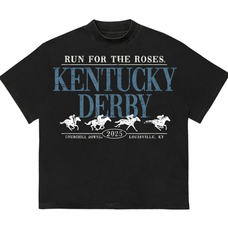 Kentucky Derby T-Shirt Trendy Fit Recycled Cotton Graphic Perfect for Active Days and Casual Style Hoodie, Sweatshirt