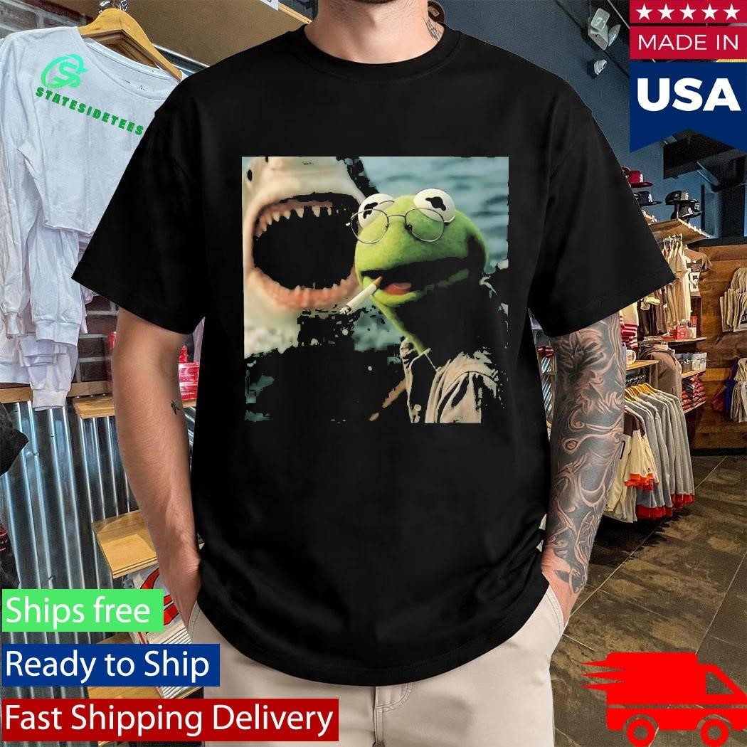 Kermit The Frog Smoking Meme Shirt
