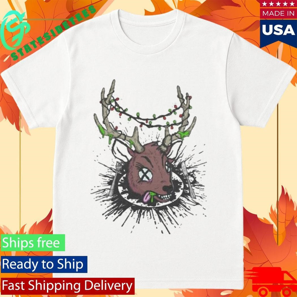 Kerrang Reindeer In Blood Shirt