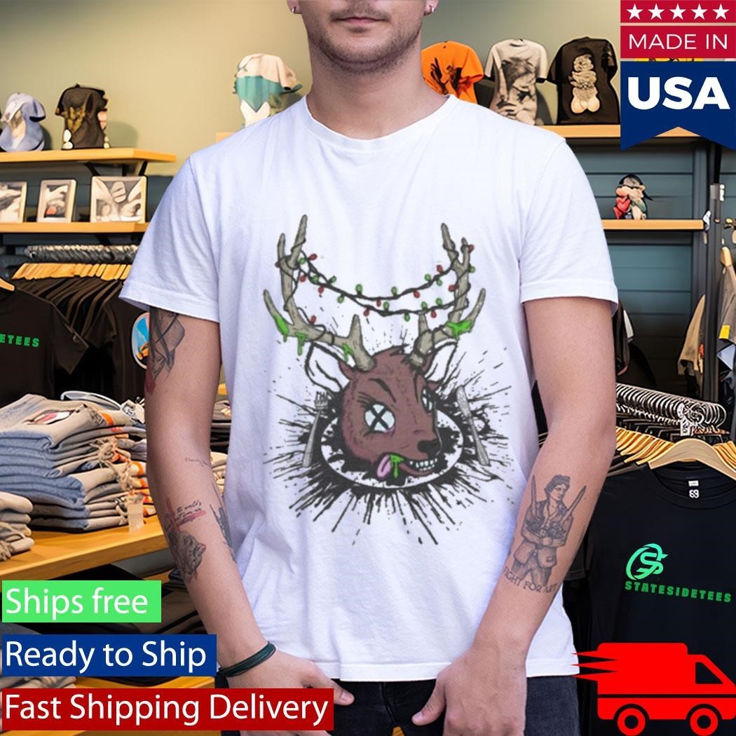 Kerrang Reindeer In Blood Shirt