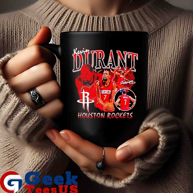 Kevin Durant Houston Rockets NBA Player Collage signature shirt