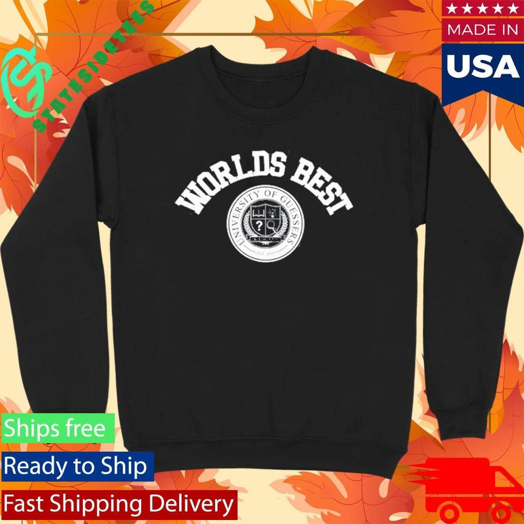 Kevin Langue Worlds Best University Of Guessers Shirt