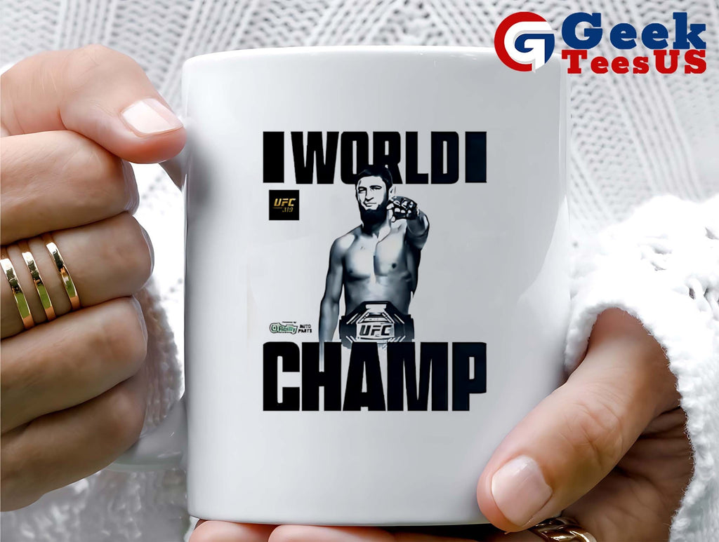 Khamzat Chimaev become the New Middleweight Champion Of The World UFC 319 Merchandise shirt