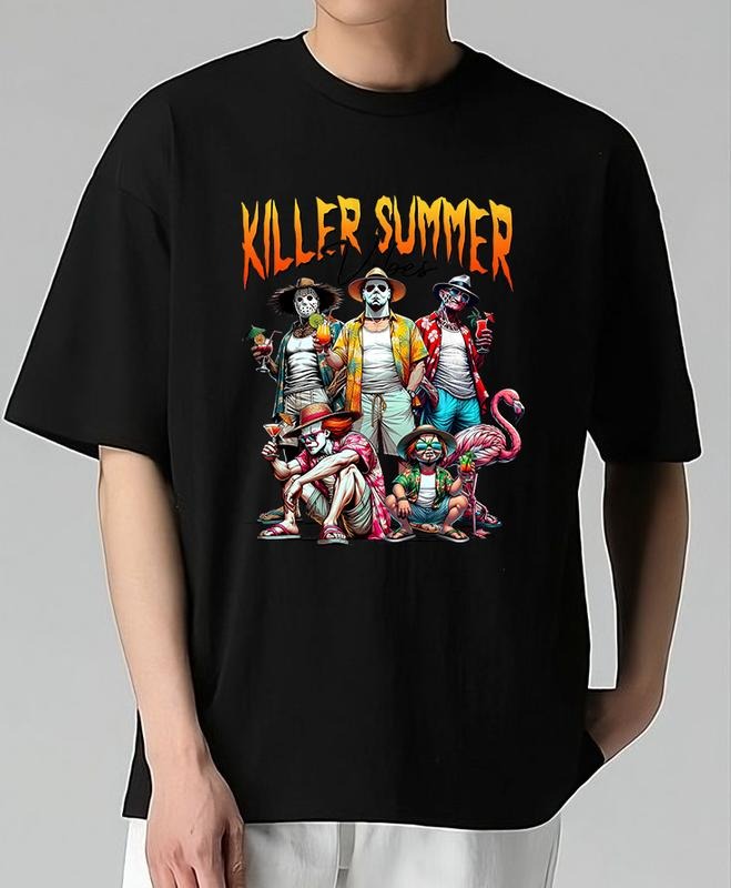 Killers Summer Vibes T-Shirt Cotton Comfort Street Style Great for On-the-Go Looks Hoodie, Sweatshirt | DripVista.com