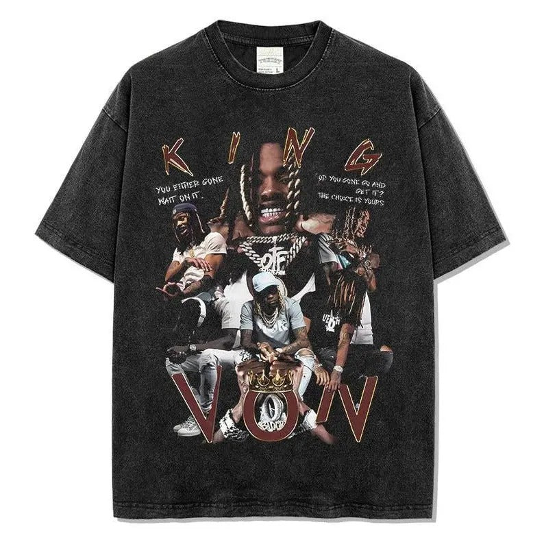 King Von Graphic Tee: Bold Style for True Fans Hoodie, Sweatshirt | DripVista.com