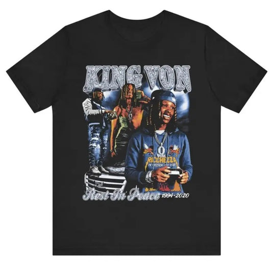 King Von Vintage T-Shirt, King Von fans Gift
