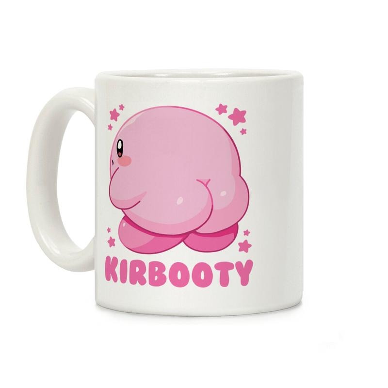 Kirbooty Coffee Mug, Graphic Tees, Funny Coffee Mug Gift