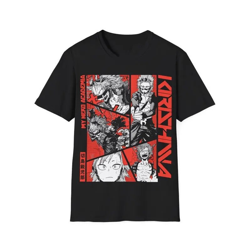 Kirishima Graphic Tee, Kirishima T-Shirt, Anime T-shirt