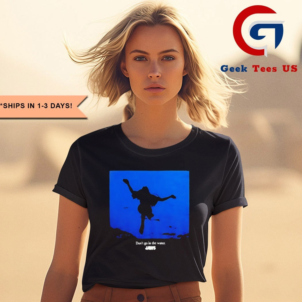 Kith for Jaws don’t go in the water quote shirt
