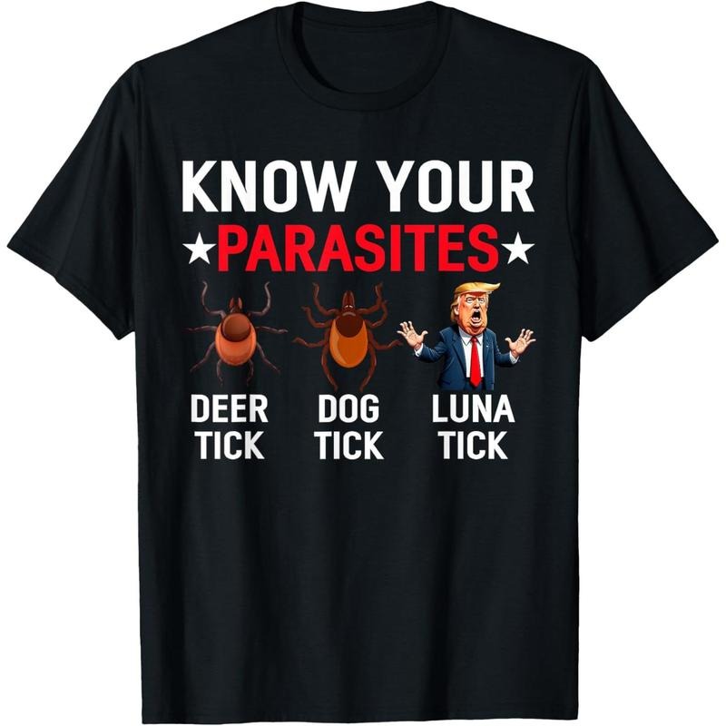 Know Your Parasites Anti-Trump Meme Trump Parody Tick Resist T-Shirt Hoodie, Sweatshirt | DripVista.com