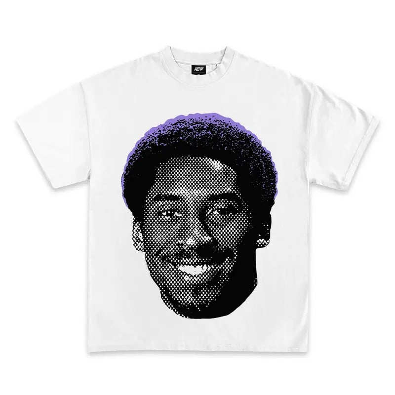 Kobe Bryant Big Face Shirt Vintage Inspirational Basketball Graphic Tee Shirt Motivational Sports Shirt for Men Women...