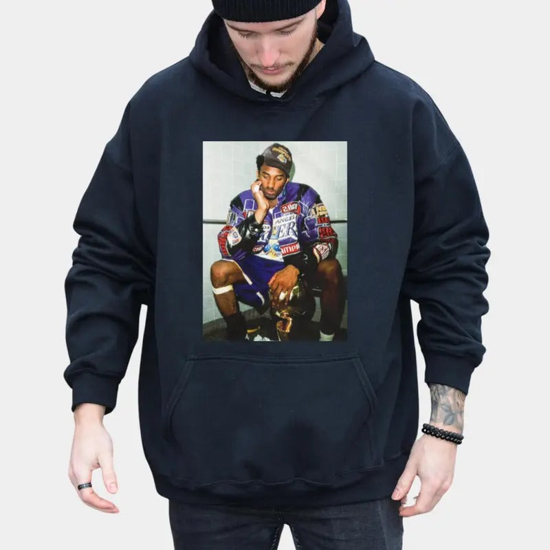 Kobe Bryant Hoodie, Vintage Spiky hair fighters Tee, 2001 Finals Championship Sweater, Breathing styles Mamba Tee, Retro...
