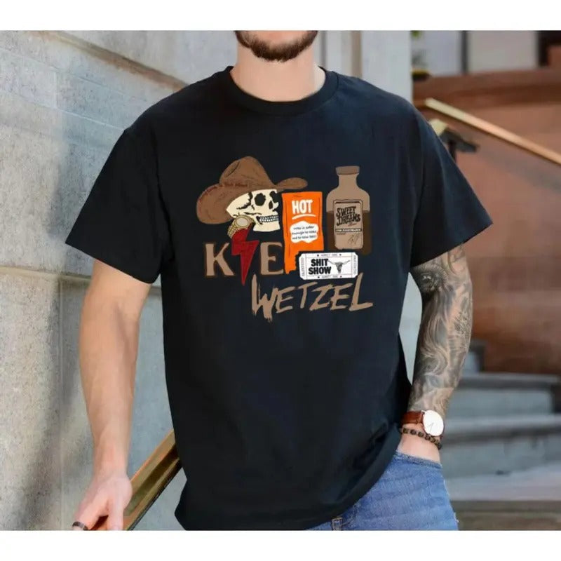 Koee Shirt Wetzel, Crazy Music Graphic Tee, High Road Tee, I Don't Need A Ticket To Your Shiit Show, Unisex Short Sleeve Tee