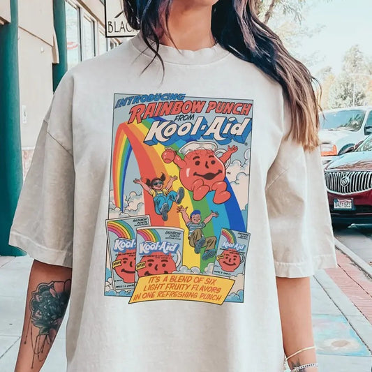 Kool Aid '84 Shirt Funny Shirt, Graphic Shirt, Cute Graphic Tee, Vintage Shirt, Retro Kool Aid Shirt, Viral Shirt, Gift For Her, Unisex T-Shirt, Gifts For Him Her, Short Sleeve Tee Shirt, Gifts For Birthday Fathers Day Christmas Anniversary Top Womenswear