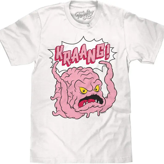 Kraang Teenage Mutant Ninja Turtles T-Shirt - White 90s graphic tees