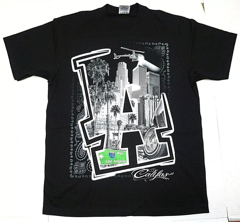 L0s A.ngeles City T-shirt LA California Califas Urban Cotton Streetwear Tshirt Hoodie, Sweatshirt | DripVista.com