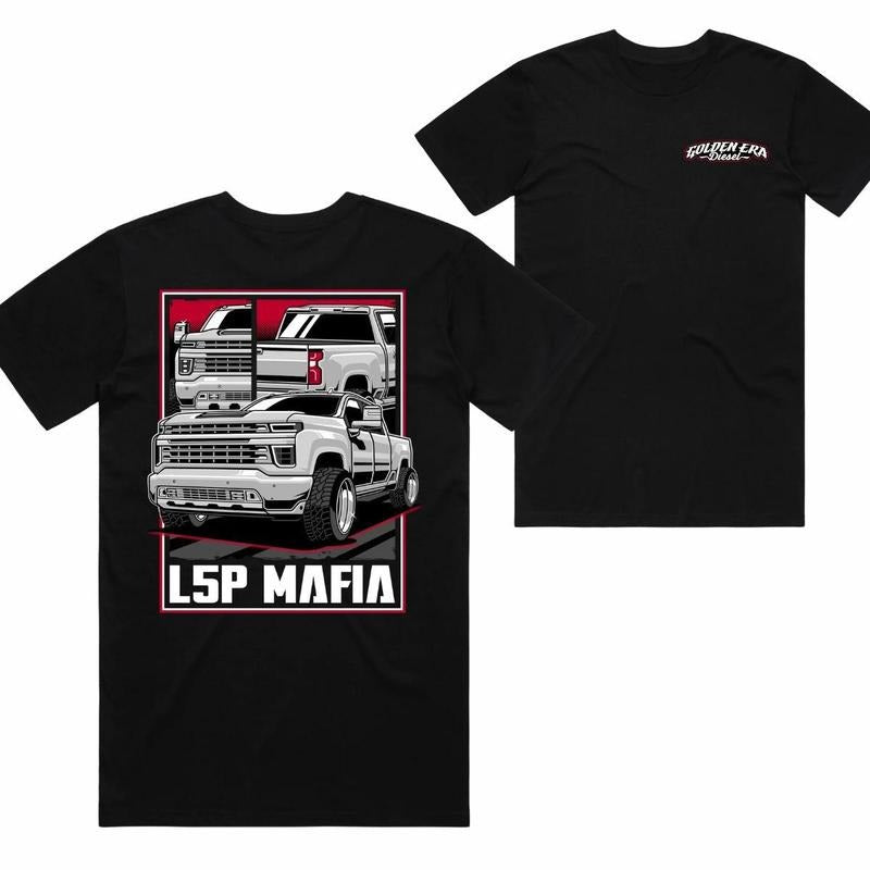 L5p Mafia Tee - Graphic Truck Enthusiasts Stylish Car Merch For Automotive Enthusiasts Hoodie, Sweatshirt | DripVista.com