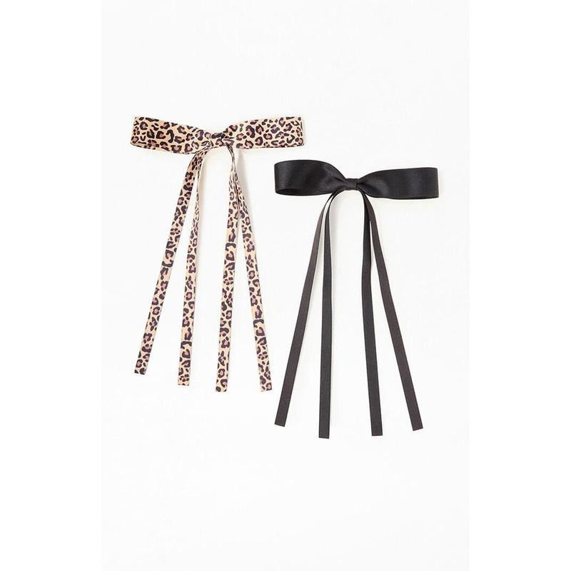 LA Hearts Women's 2 Pack Leopard And Black Satin Barrettes T-Shirts, Hoodie, Sweatshirt | DripVista.com
