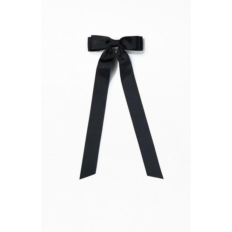 LA Hearts Women's Black Ribbed Double Loop Bow Barrette T-Shirts, Hoodie, Sweatshirt | DripVista.com