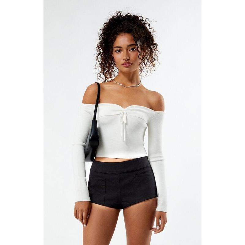 LA Hearts Women's Cheeky Micro Shorts T-Shirts, Hoodie, Sweatshirt | DripVista.com